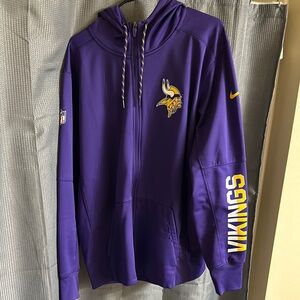 Nike Vikings Full Zip Hoodie